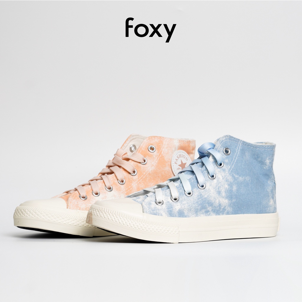 Giày Sneaker Nữ Cổ Cao Foxy Form Dáng CV 1970 Màu Sắc Gradient Nổi Bật Độc Đáo - FOX038