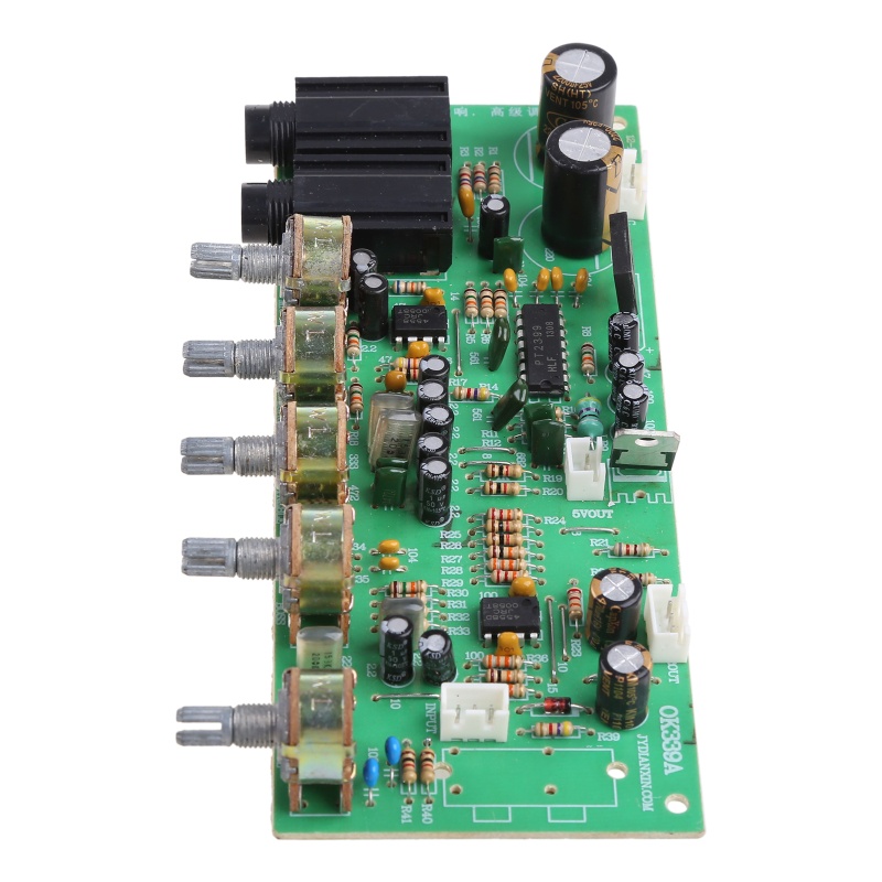 Bảng Mạch Khuếch Đại Âm Thanh zzz Op Amp TL074 Dual AC12~15V PT2399 5V