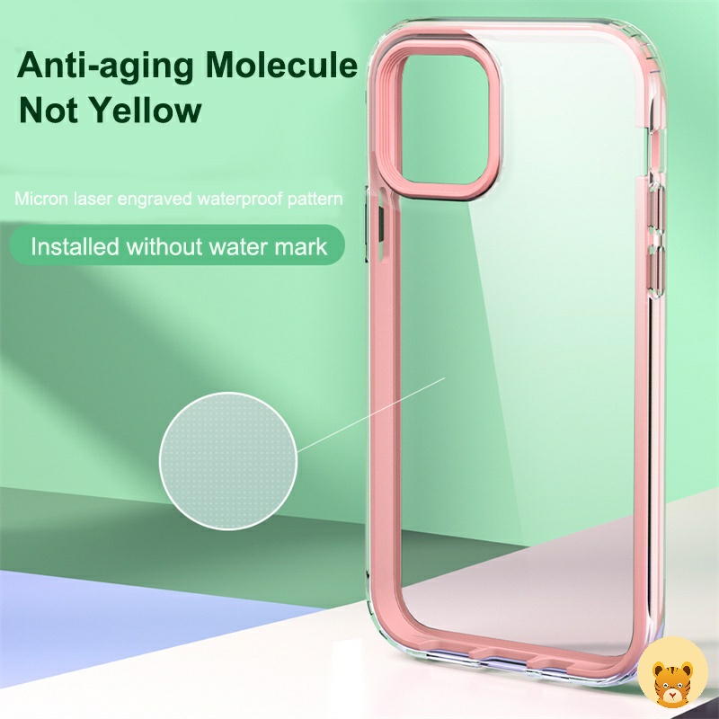 Ốp Điện Thoại TPU Mềm Màu Macaron 3 Trong 1 Cho Oppo A15S Case A16 A3S A15 A9 A5 A31 A53 2020 A74 A54 A12 F9 A92 A52