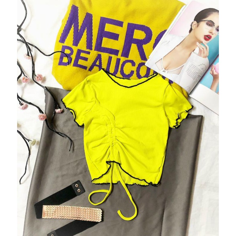 áo rút dây một bên