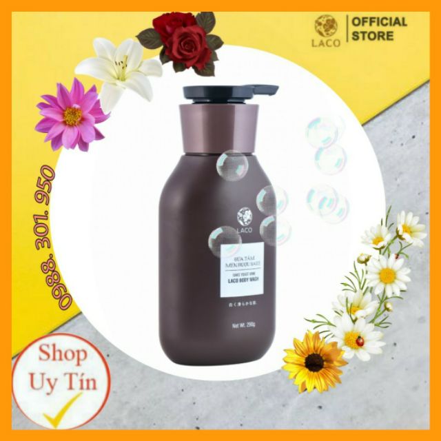 Sữa tắm men rượu Sake Laco 290gram