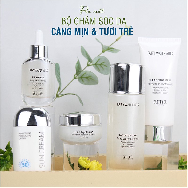 SET Dưỡng Da 5IN1 Arna- Ngăn ngừa lão hóa, tái tạo làn da, làm dịu da, giảm viêm, ngăn ngừa mụn.