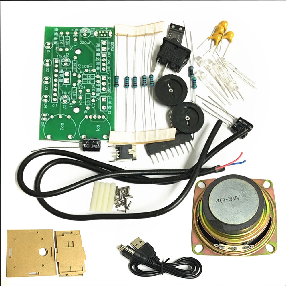 ZIQQUCU 3W Speaker Small Power Amplifier Computer Audio Welding Practice Training Electronic Diy Production Parts