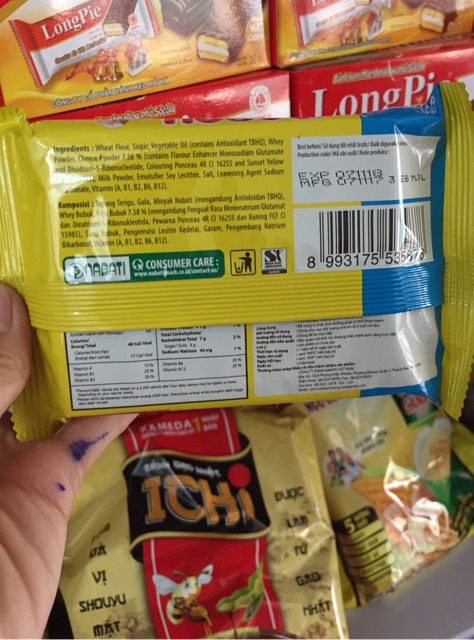 Bánh Xốp Nabati 52g Vị Phô Mai, Socola khoai môm Hàng Indonesia