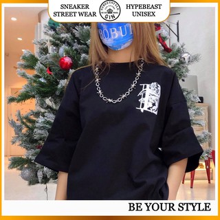 ÁO THUN BO BỤI THIÊN THẦN ĐEN TAG LOGO