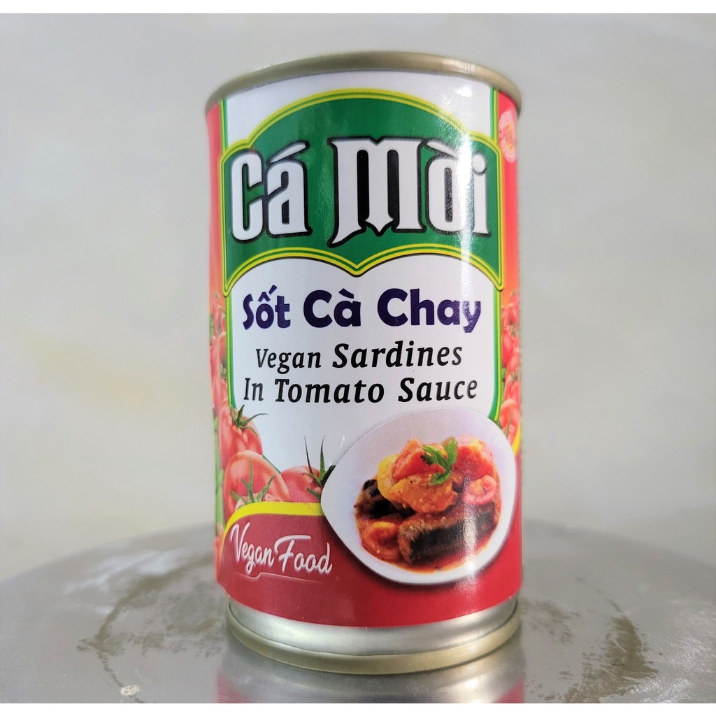 CÁ MÒI XỐT CÀ CHAY  ÂU LẠC Vegan Sardines in Tomato Sauce