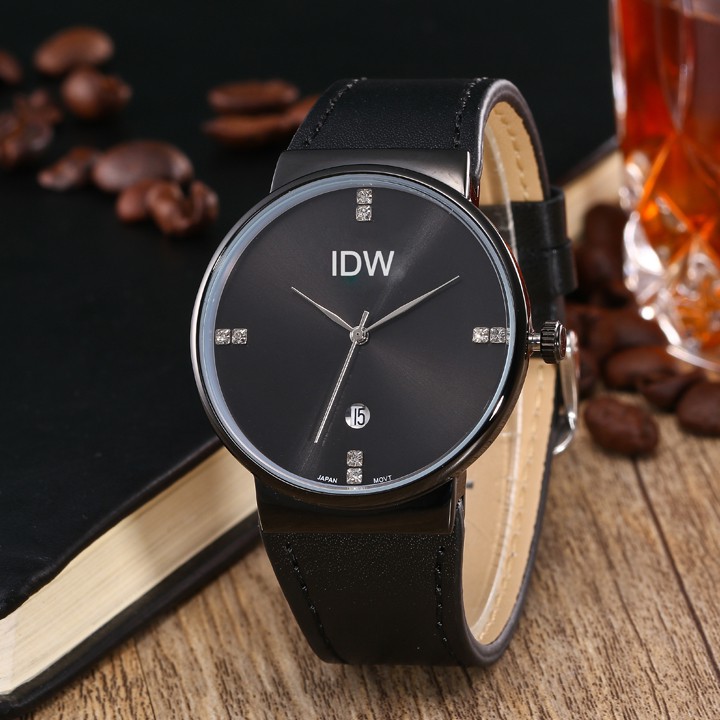 Đồng hồ nam IDW kính sapphire chống trầy chống nước máy nhật dây da bò cao cấp SP0S40 (Nhiều màu) | BigBuy360 - bigbuy360.vn