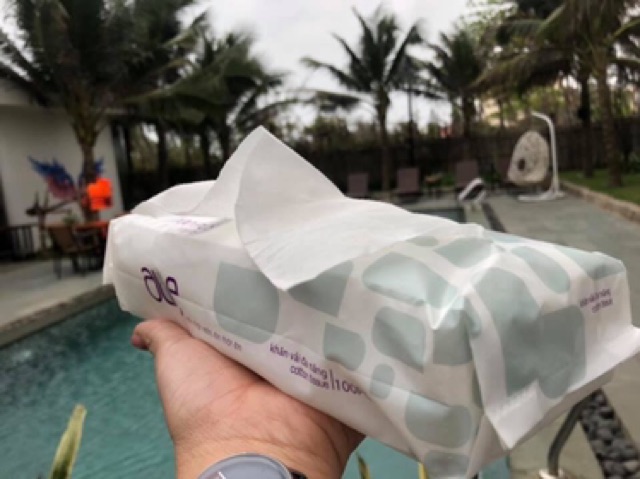 Khăn giấy tẩy trang Alle