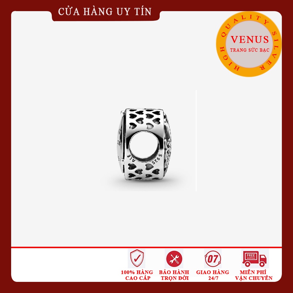 Charm xuyên cây gia đình bạc 925- Trang sức bạc VENUS