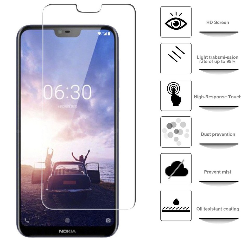 Kính Cường Lực Nokia X6 Phụ Kiện Đầy Đủ