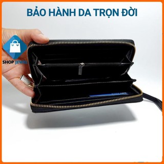 Ví da nữ cầm tay, bóp cầm tay nữ da pu nhiều ngăn