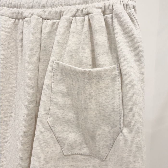 Quần đùi form rộng nam nữ unisex chất Nỉ Cotton Thêu họa tiết basic cạp to phong cách Hàn Quốc - Ảnh Thật