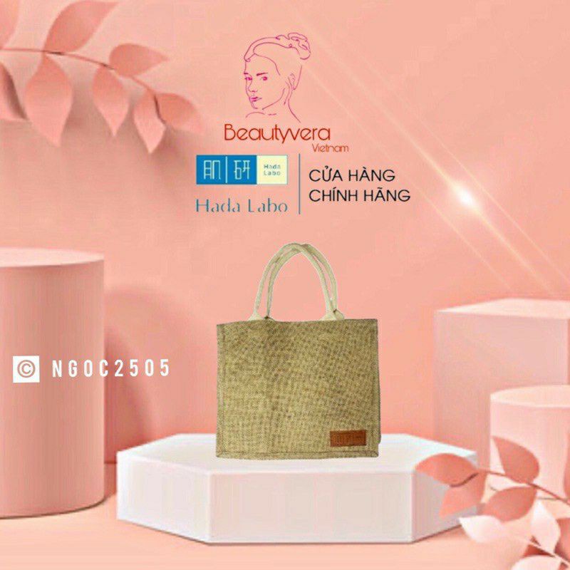 Túi Tote Vải Cói Thân Thiện Môi Trường Hada Labo