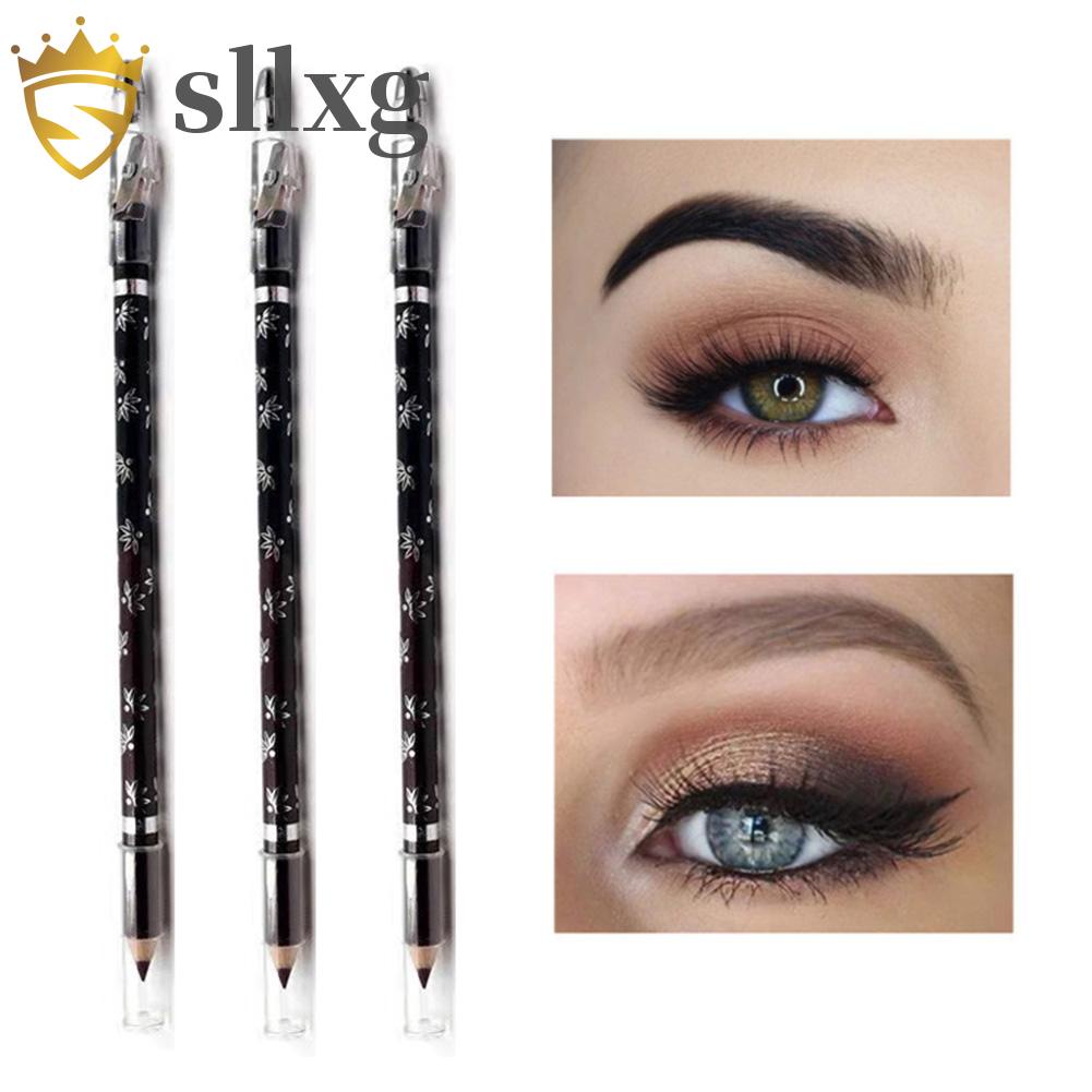 Bút kẻ lông mày 2 màu đen nâu chống thấm nước
 | BigBuy360 - bigbuy360.vn