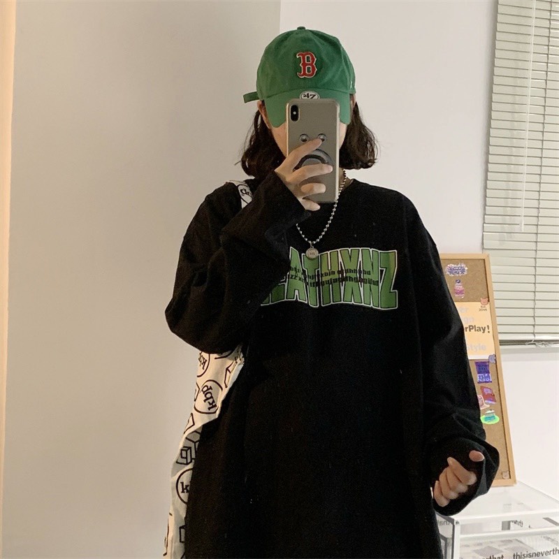 Áo thun tay dài form rộng NEKO.SG, Áo thun Streetwear Ulzzang SWT21