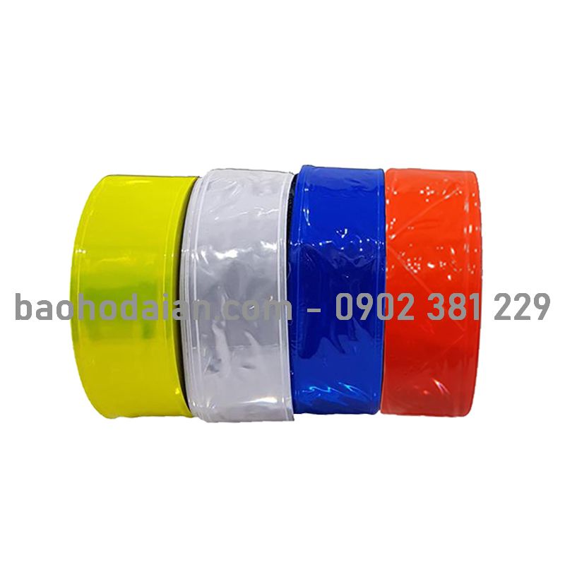 Cuộn dây phản quang nhựa trơn, W bản 5cm*50m
