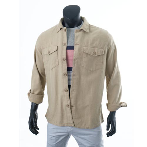 Áo Khoác Kaki Nam AE Màu Kem | BigBuy360 - bigbuy360.vn