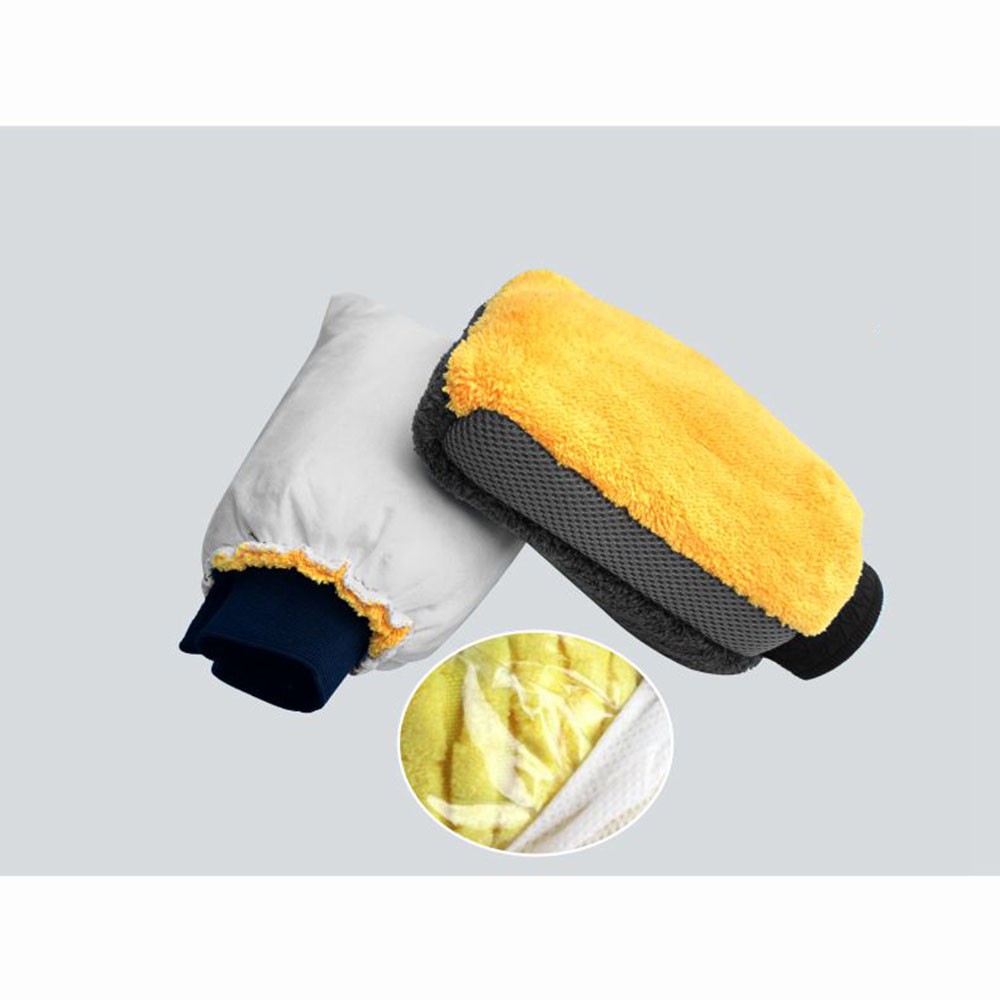 Găng tay rửa xe đa năng 3 In 1 Microfiber Wash Mitt ducthanhauto