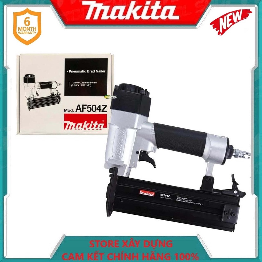 MÁY BẮN ĐINH HƠI 50MM (100PCS) MAKITA AF504Z- HÀNG CHÍNH HÃNG