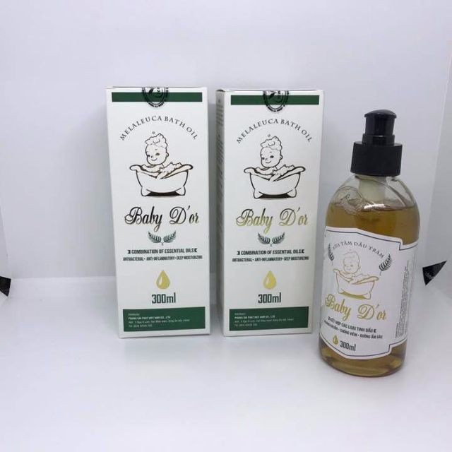 Sữa tắm dầu tràm Baby Dor phòng chống cảm lạnh chiết suất thiên nhiên hàng công ty,giúp bé hết rôm sảy ngứa