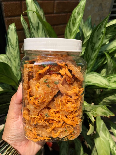 Cơm cháy lắc khô gà