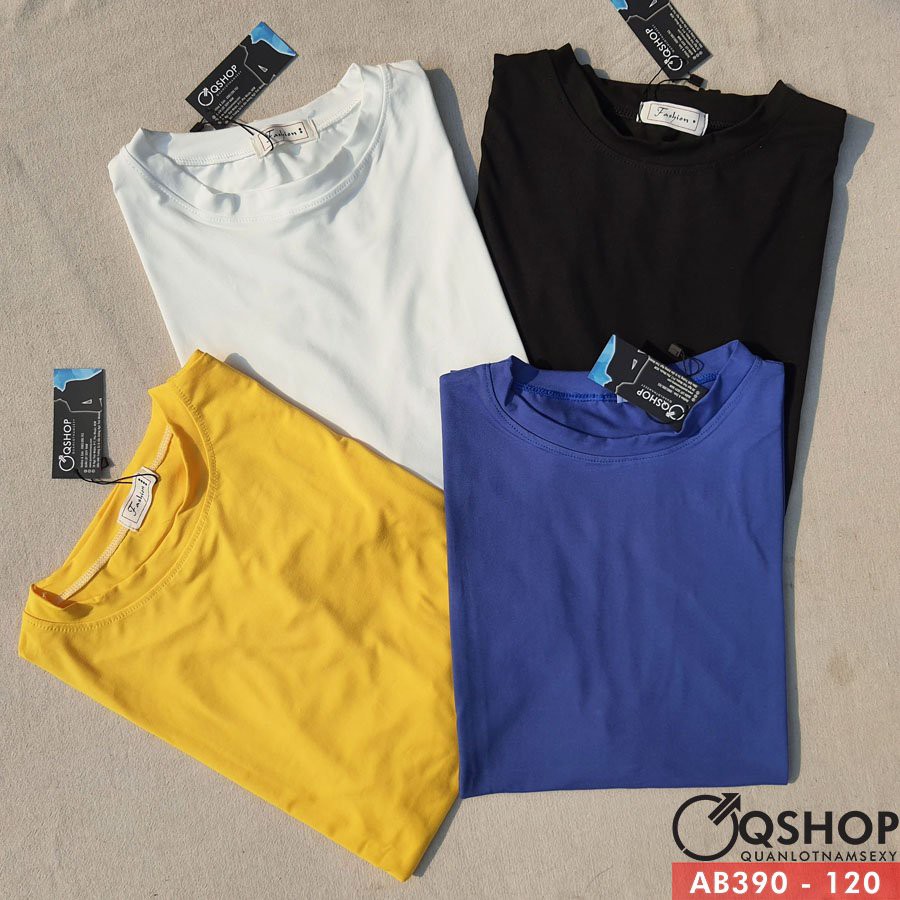 ÁO THUN 3 LỖ FORM RỘNG THUN COTTON MỀM QSHOP AB390