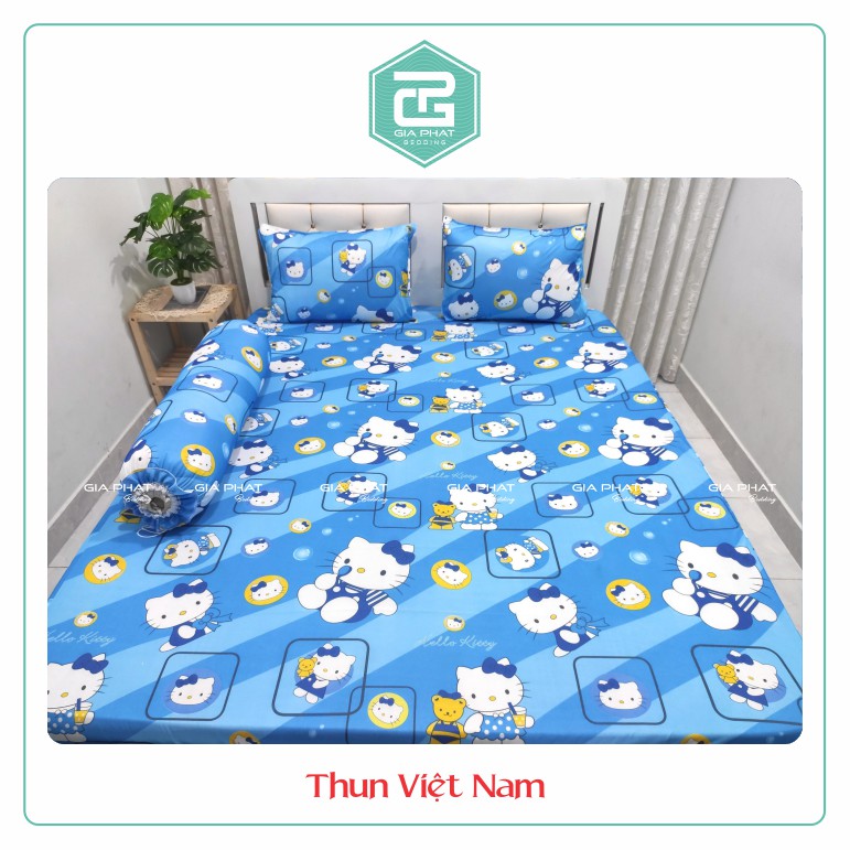 [ Link 3_ Hoạt hình ] Ga lẻ thun lạnh Việt Nam cao cấp ( không áo gối ) | BigBuy360 - bigbuy360.vn