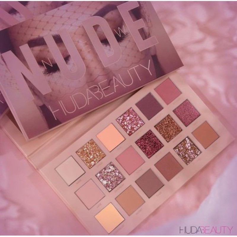 bảng màu mắt Huda nude