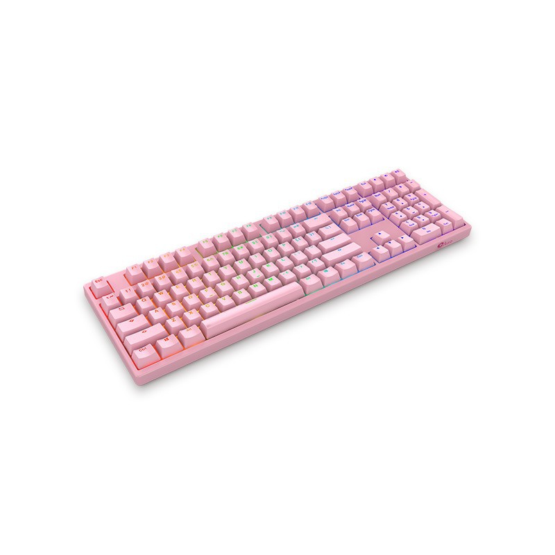 [Mã ELTECHZONE giảm 5% đơn 500K] Bàn phím gaming AKKO 3108S RGB Pro Pink (Cherry Switch) - Cổng USB