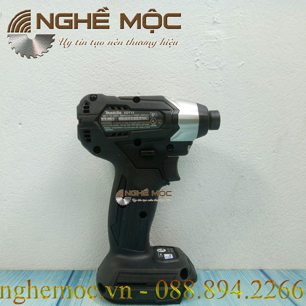 Máy bắt vít Makita18V XDT15 ( body ) Nghề Mộc