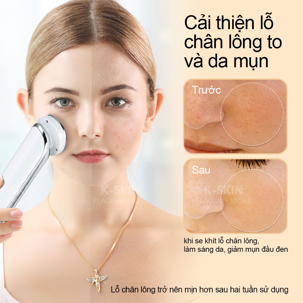 Máy Chăm Sóc Da Mặt, Massage Mặt ION Đa Chức Năng Cao Cấp KD9960 Đi Tinh Chất, Làm Sạch Sâu, Nâng Cơ, Chăm Sóc Mắt