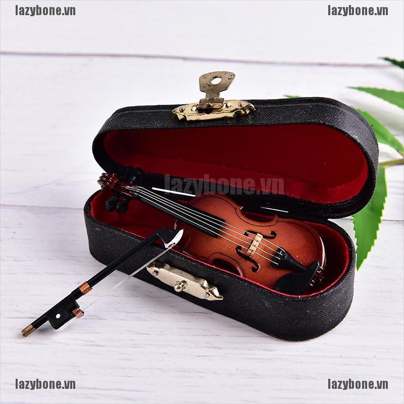 Đàn Violin Mini Bằng Gỗ Kèm Hộp Đựng