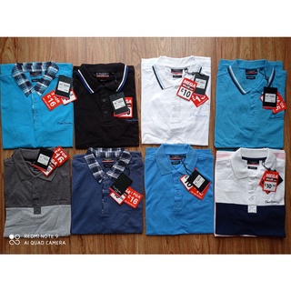 Các màu size S (58-70kg)(hàng có sẵn, chính hãng) , Áo thun nam Pierre Cardin có cổ săn sale từ London Anh