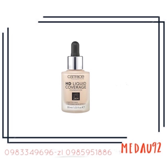Kem nền CATRICE HD Liquid Coverage