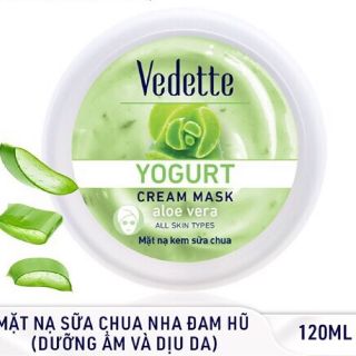 Mặt nạ sữa chua vedette 120g