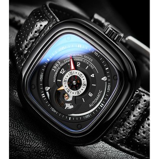 Đồng hồ đeo tay nam chính hiệu Richard Thụy Sĩ - Đồng Hồ Cơ Tự Động Full Kim Kính Saphire Chống Nước