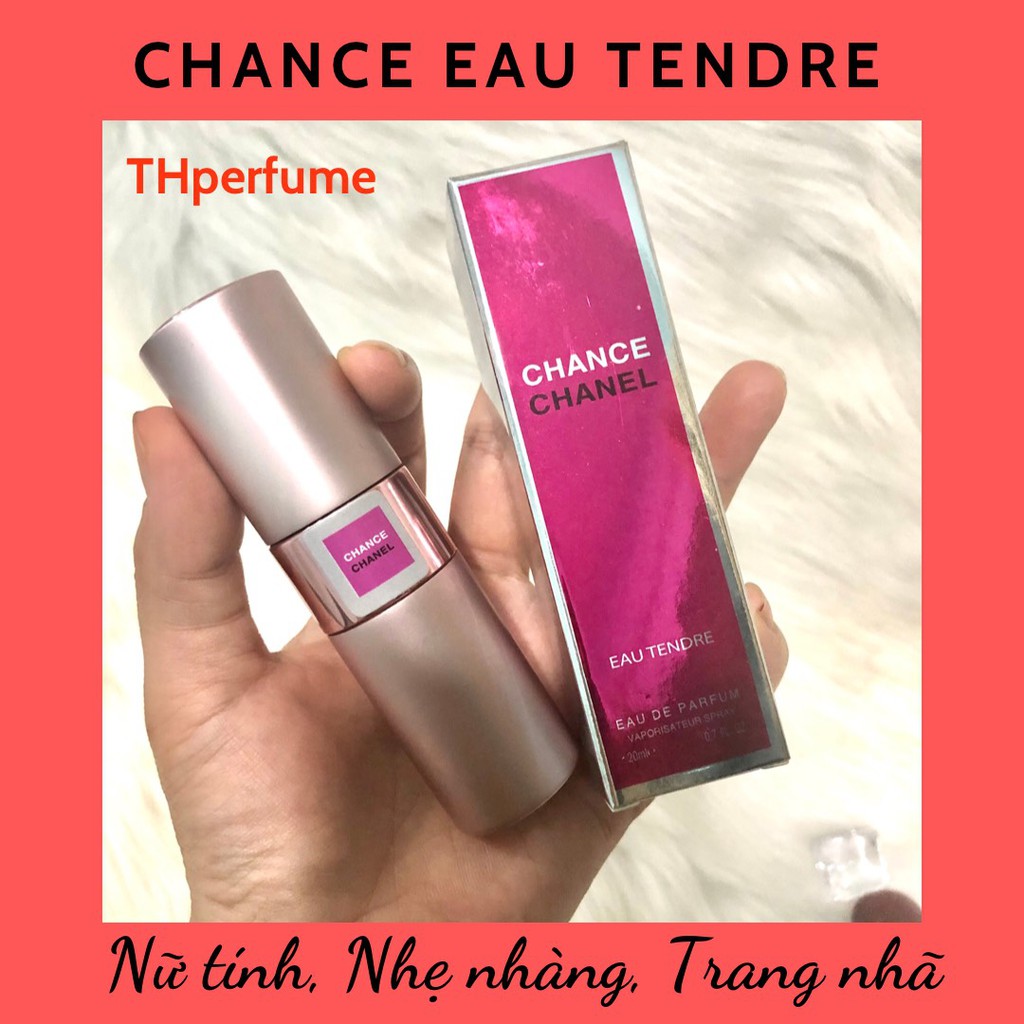 Nước Hoa Mini Nữ 20ml CHANEL CHANCE EAU TENDRE ( CHANCE HỒNG)