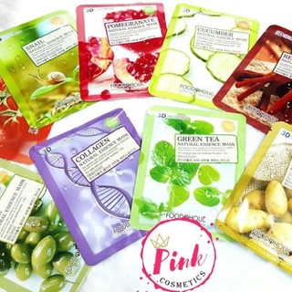 01 bịch 10 miếng mặt nạ dưỡng da 3d foodaholic