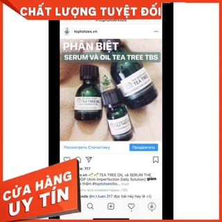 GIẢM GIÁ  Serum The Body Shop Tea Tree Anti-imperfection Daily Solution kiềm dầu, giảm và ngừa mụn, thâm, se lỗ chân lôn