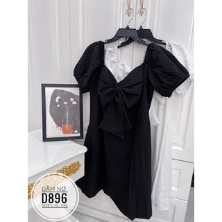 60-90kg Bigsize ĐẦM NƠ DÁNG A D896
