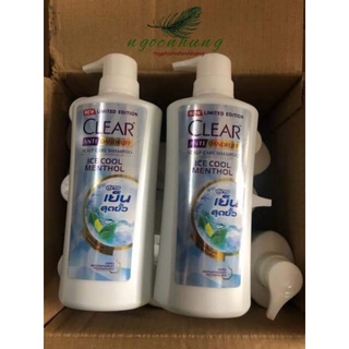 Dầu gội clear bạc hà thái lan 480ml