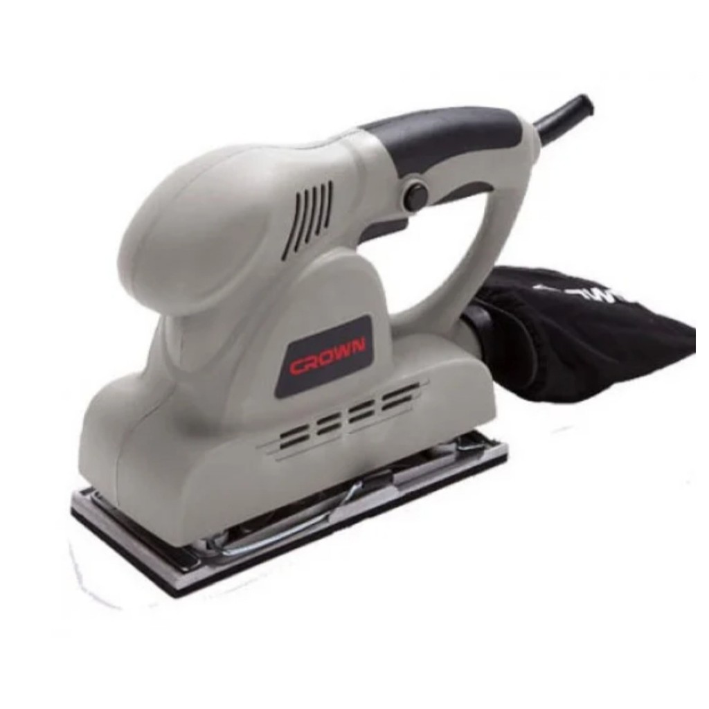 Máy chà nhám rung Crown CT13376 190W - Đế rung bằng nhôm, trọng lượng nhẹ 1.5kg