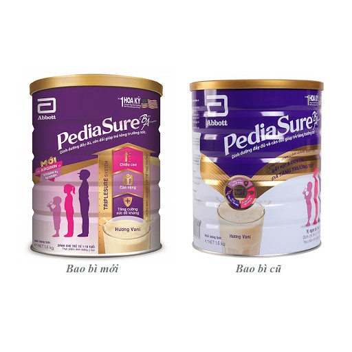 Sữa bột pediasure 1kg6 (1600g) cho trẻ 1-10 tuổi