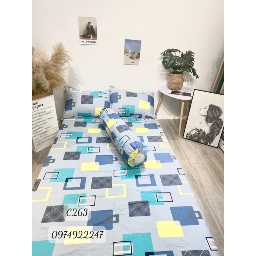 Ga giường Cotton 100% Thắng Lợi chính hãng IN LOGO THẮNG LỢI, không xù lông, không phai màu, (nệm &lt; 14p)