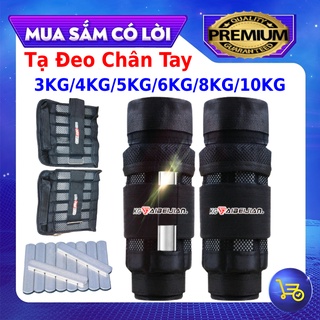 [FREESHIP] Tạ đeo chân cao cấp 4kg phiên bản Lux Sport thế hệ tạ 5.0 mới nhất hiện nay, êm chân, không tuột