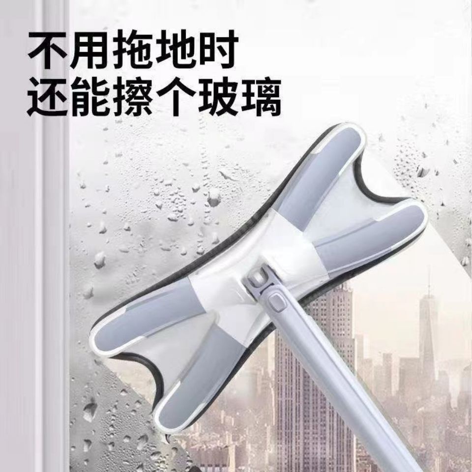 Cây Lau Nhà Hình Chữ X Thiết Kế Tay Cầm Không Dính Có Thể Giặt Lại Cho Hộ Gia Đình