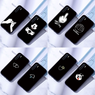 Ốp Điện Thoại Silicon Mềm Hình Bản Đồ Đen Cho Oppo Reno Reno2 F Reno3 Reno 10x