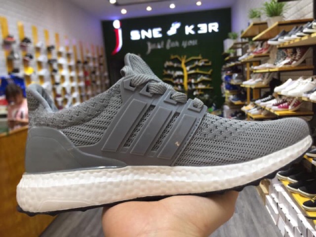 👟 SẴN [HÀNG MỚI VỀ] Giày thể thao ultra boost ghi 4.0 HOT :)) . new new . , ! ' ' < .