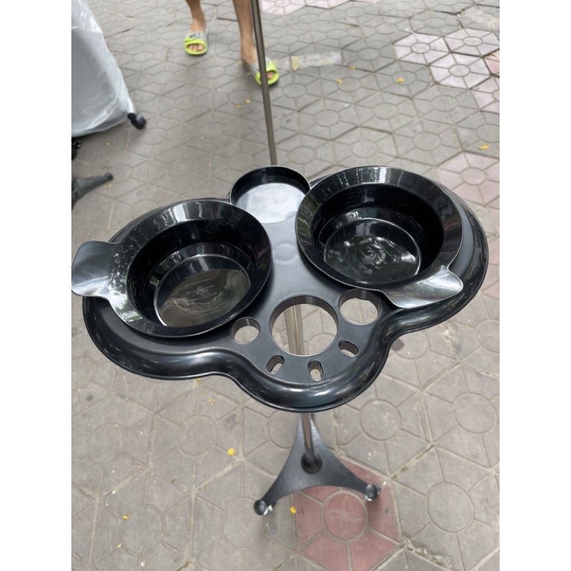 Khay làm tóc bánh xe kèm bát nhuộm