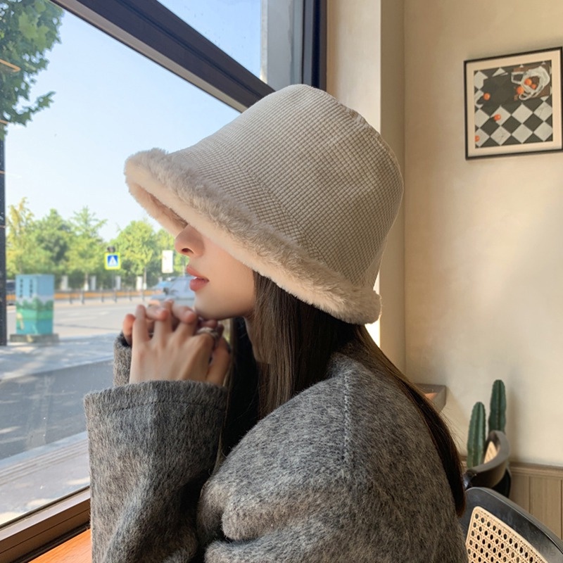 Nón Tai Bèo Dày Dặn Màu Sắc Dễ Phối Đồ Phong Cách Hàn Quốc